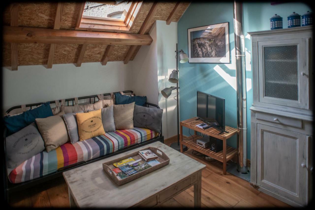 Grand Studio Duplex Proche De La Mer Fécamp Buitenkant foto